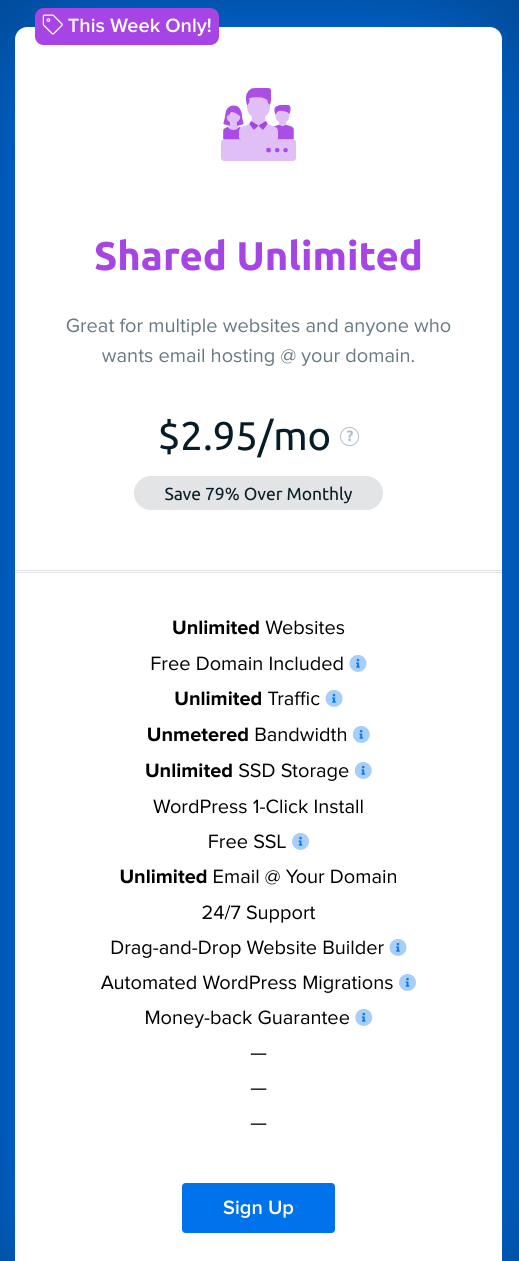 New hosting plan offerings